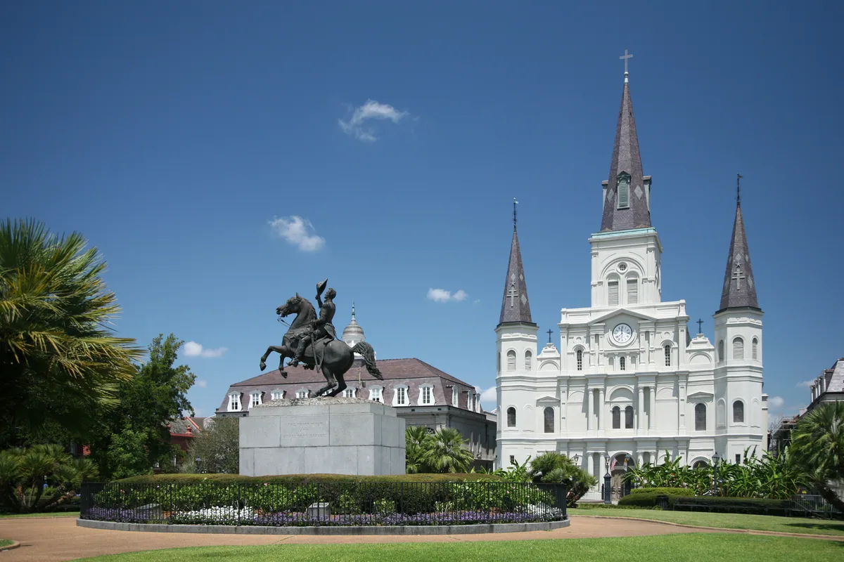 Jackson Square and St. Louis Cathedral in New Orleans