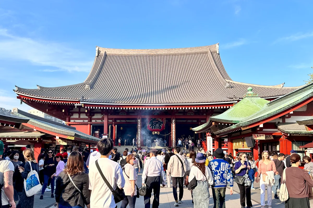 Sensoji temple in Tokyo's Asakusa district